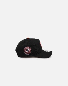 New Era Chicago White Sox 'Satin Scarlet' 9FORTY A-Frame Snapback Black/Scarlet sold by Culture Kings
