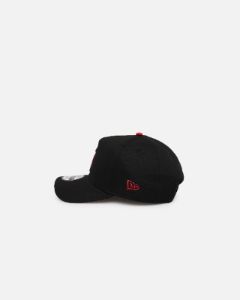 New Era Chicago White Sox 'Satin Scarlet' 9FORTY A-Frame Snapback Black/Scarlet sold by Culture Kings