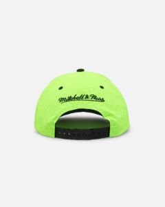 Mitchell & Ness Boston Celtics Nylon Deadstock 2-Tone Snapback Neon Green/Black sold by Culture Kings