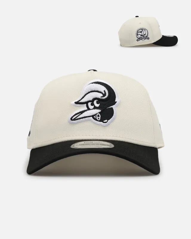 New Era Baltimore Orioles 'Chrome Black Upside Down Logo' 9FORTY A-Frame Snapback Chrome/Black sold by Culture Kings