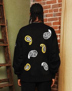 Dreamville Paisley Crewneck Black sold by Culture Kings