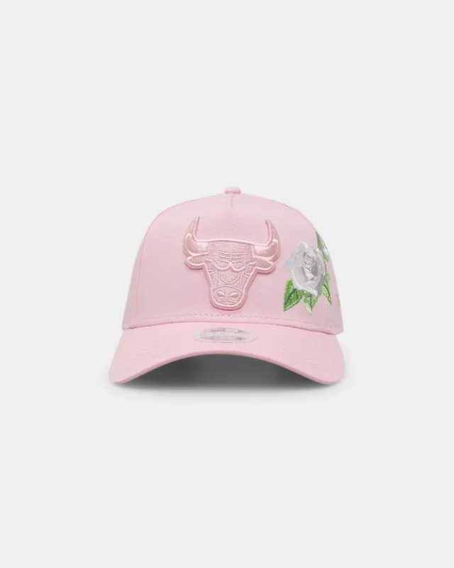 New Era Women's Chicago Bulls 'Pastel Rose' 9FORTY A-Frame Snapback Tonal Pink sold by Culture Kings