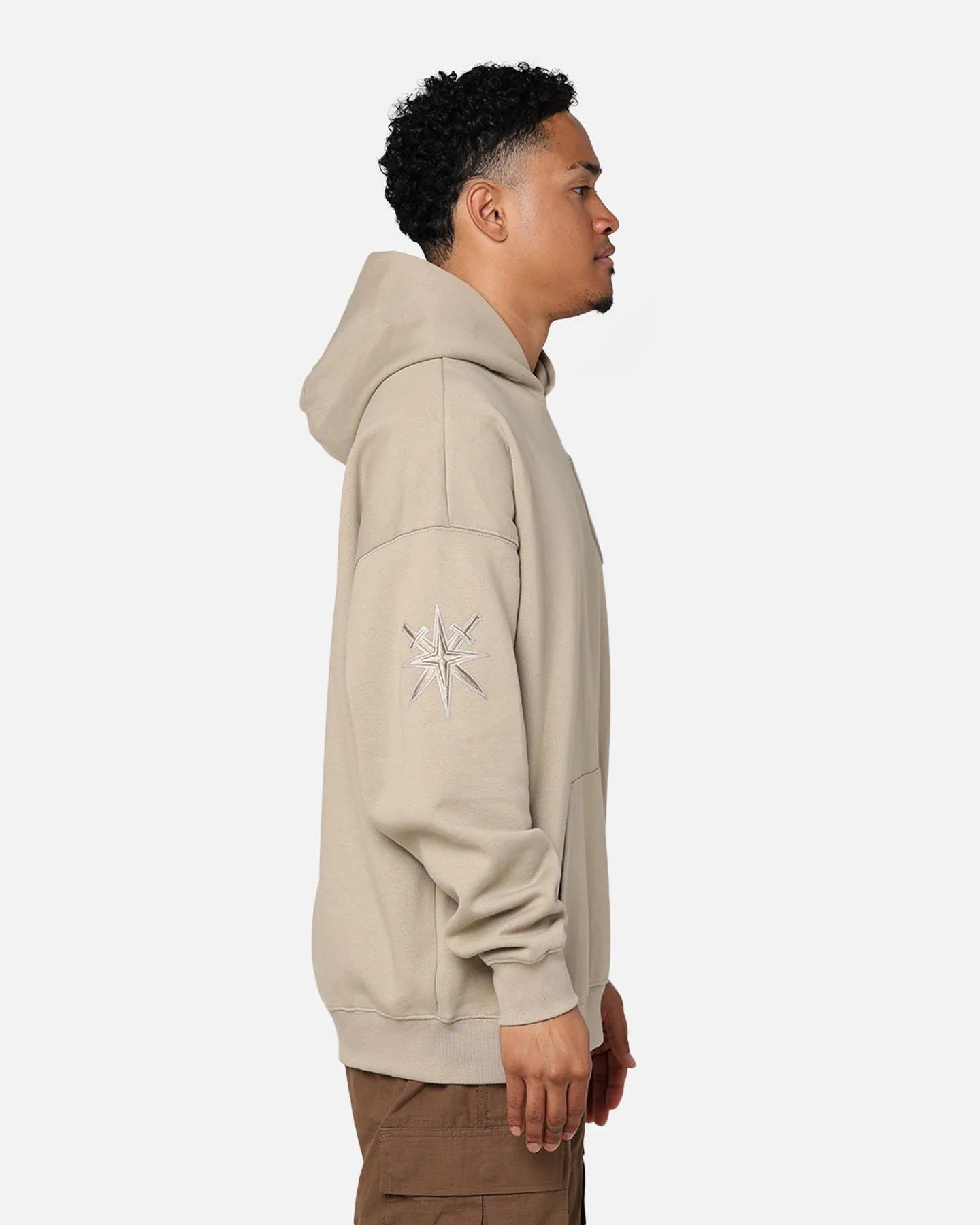 Pro Standard Vegas Gold Knights Drop Shoulder Hoodie Taupe sold by Culture Kings product image thumbnail 4