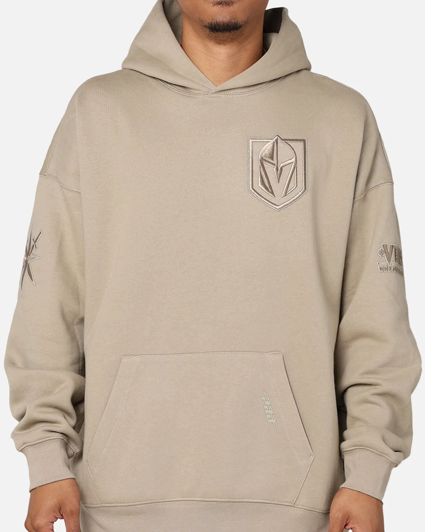 Pro Standard Vegas Gold Knights Drop Shoulder Hoodie Taupe sold by Culture Kings product image thumbnail 2