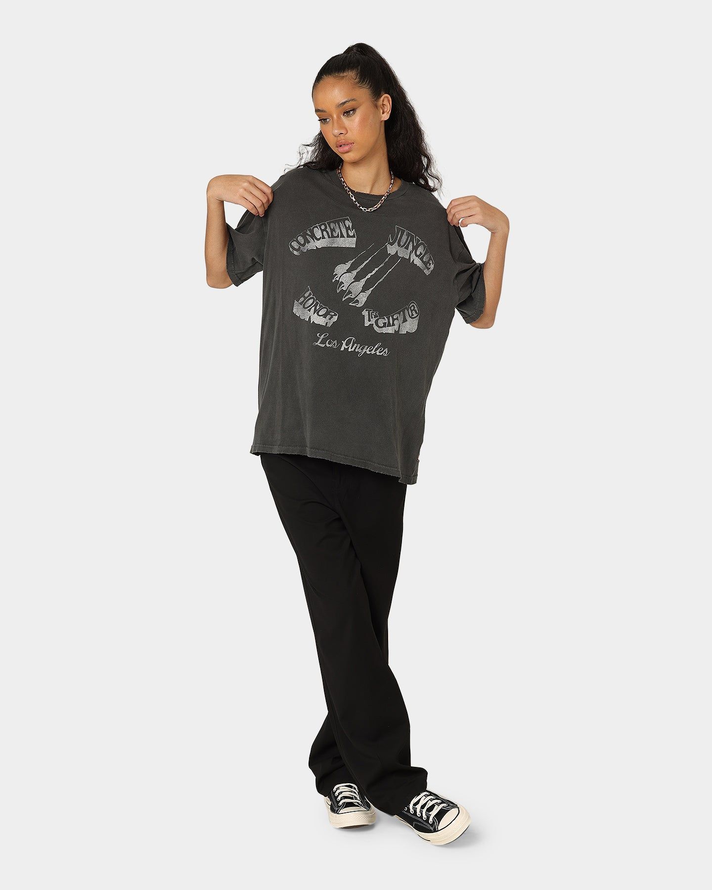Honor The Gift Concrete Jungle T-Shirt Black sold by Culture Kings product image thumbnail 3