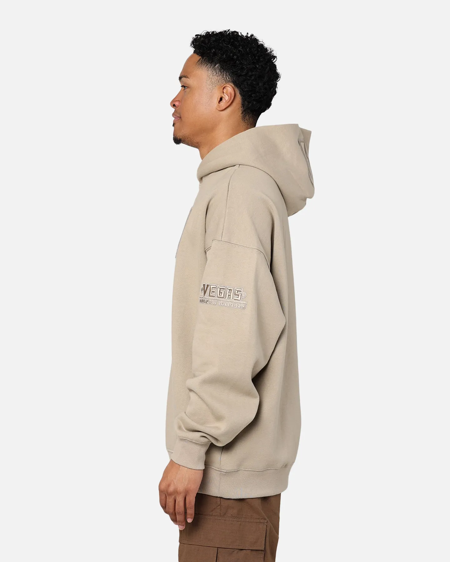 Pro Standard Vegas Gold Knights Drop Shoulder Hoodie Taupe sold by Culture Kings product image thumbnail 5