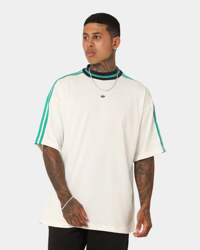 Adidas High Premium T-Shirt Off White/Court Green sold by Culture Kings
