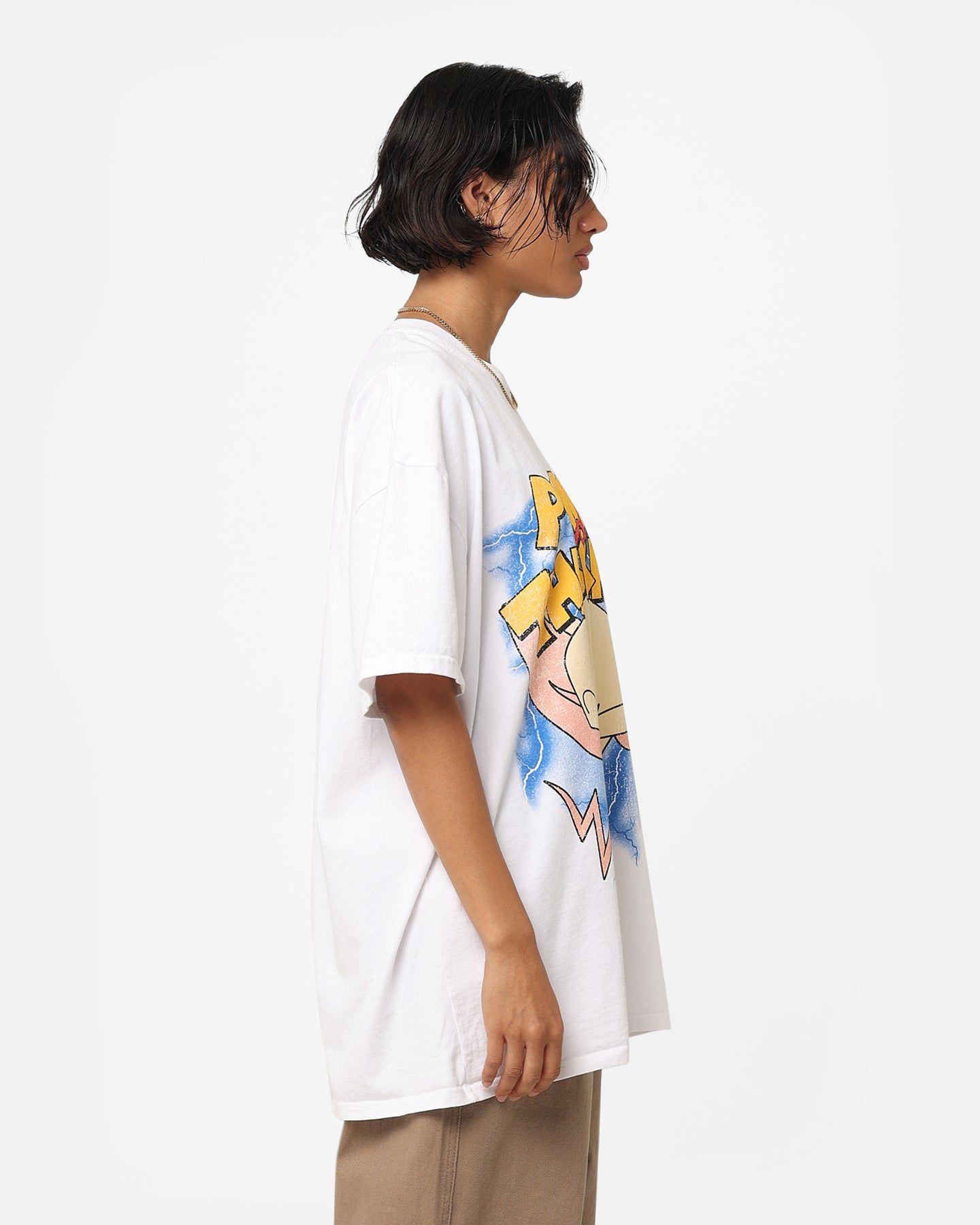 American Thrift X Cartoon Network Pinky & The Brain Heavyweight Vintage T-Shirt White sold by Culture Kings product image thumbnail 5