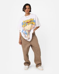 American Thrift X Cartoon Network Pinky & The Brain Heavyweight Vintage T-Shirt White sold by Culture Kings
