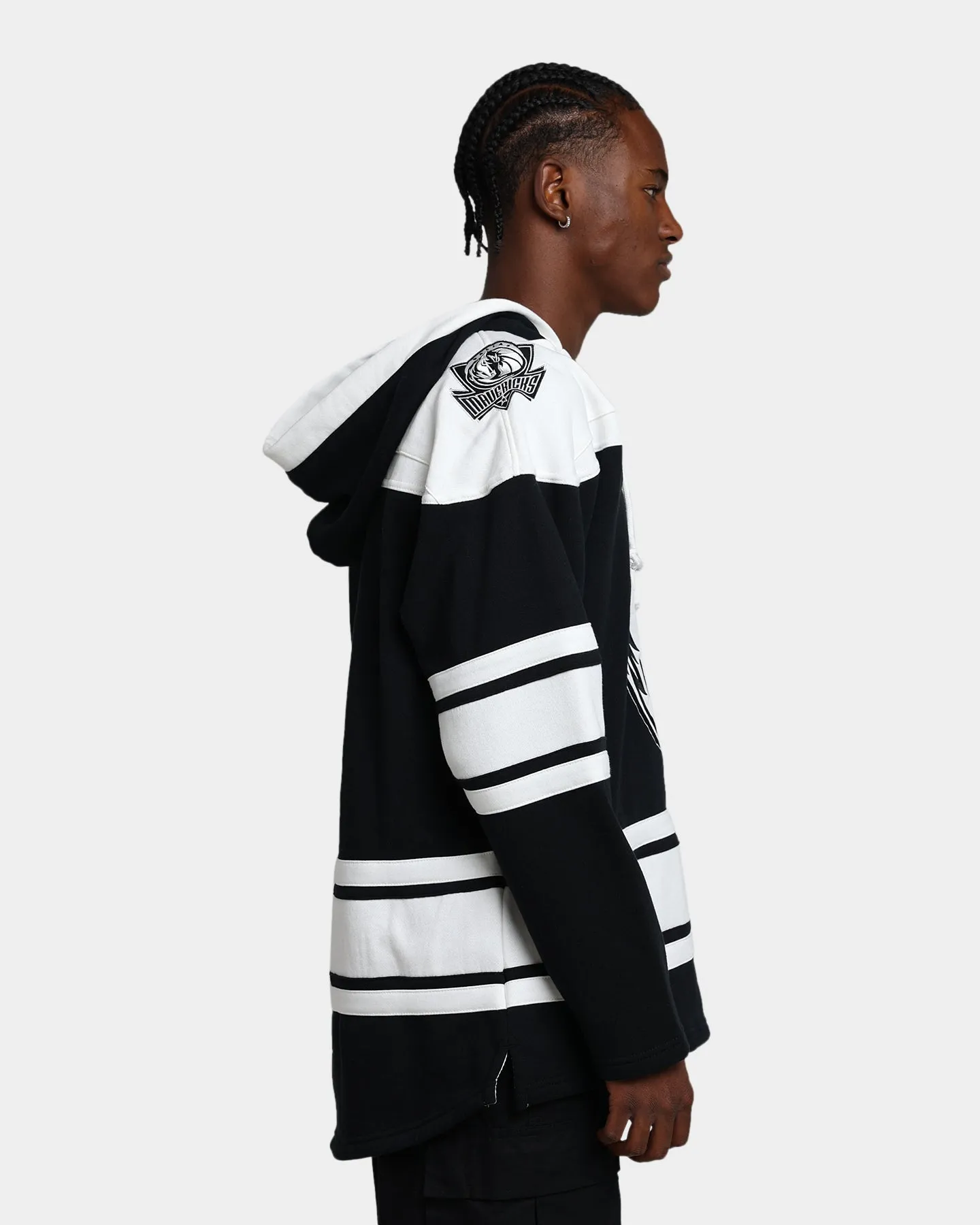 47 Brand Dallas Mavericks Superior Lacer Hoodie Jet Black sold by Culture Kings product image thumbnail 5