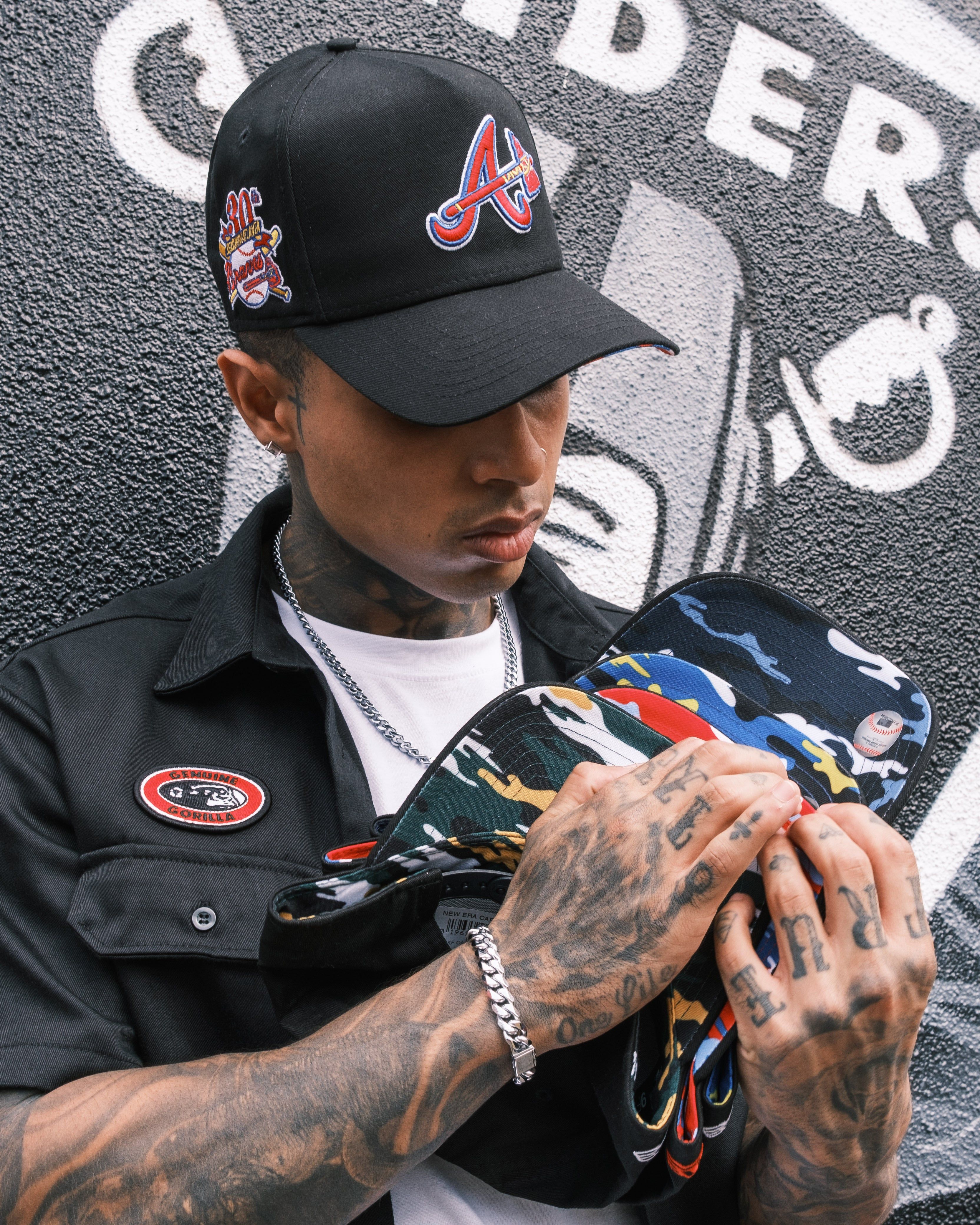 New Era Atlanta Braves 'Cam Underbrim' 9FORTY K-Frame Snapback Black sold by Culture Kings product image thumbnail 2