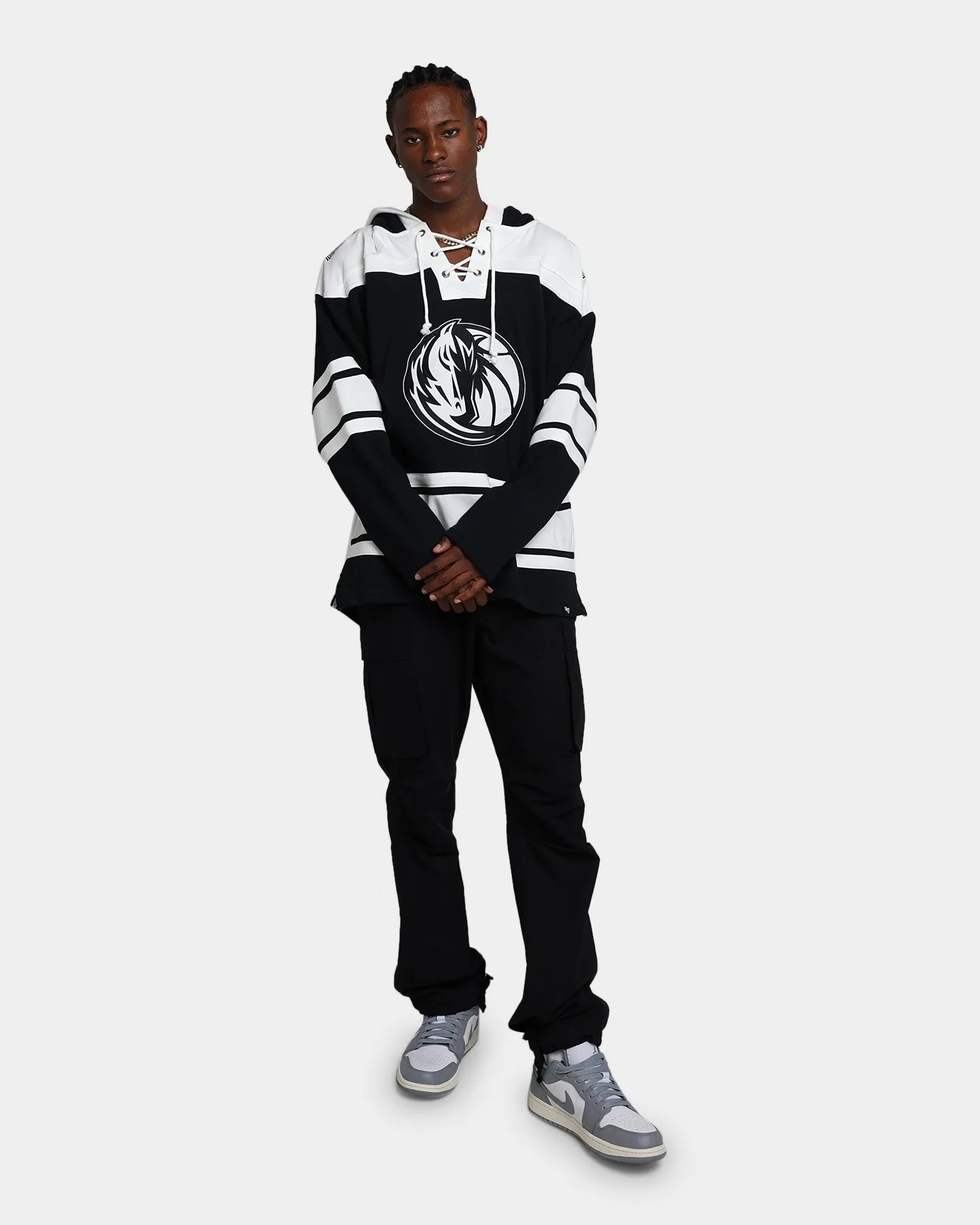 47 Brand Dallas Mavericks Superior Lacer Hoodie Jet Black sold by Culture Kings product image thumbnail 2