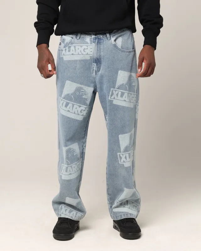 X-Large OG Bull Denim 91 Pants Light Denim made by Culture Kings