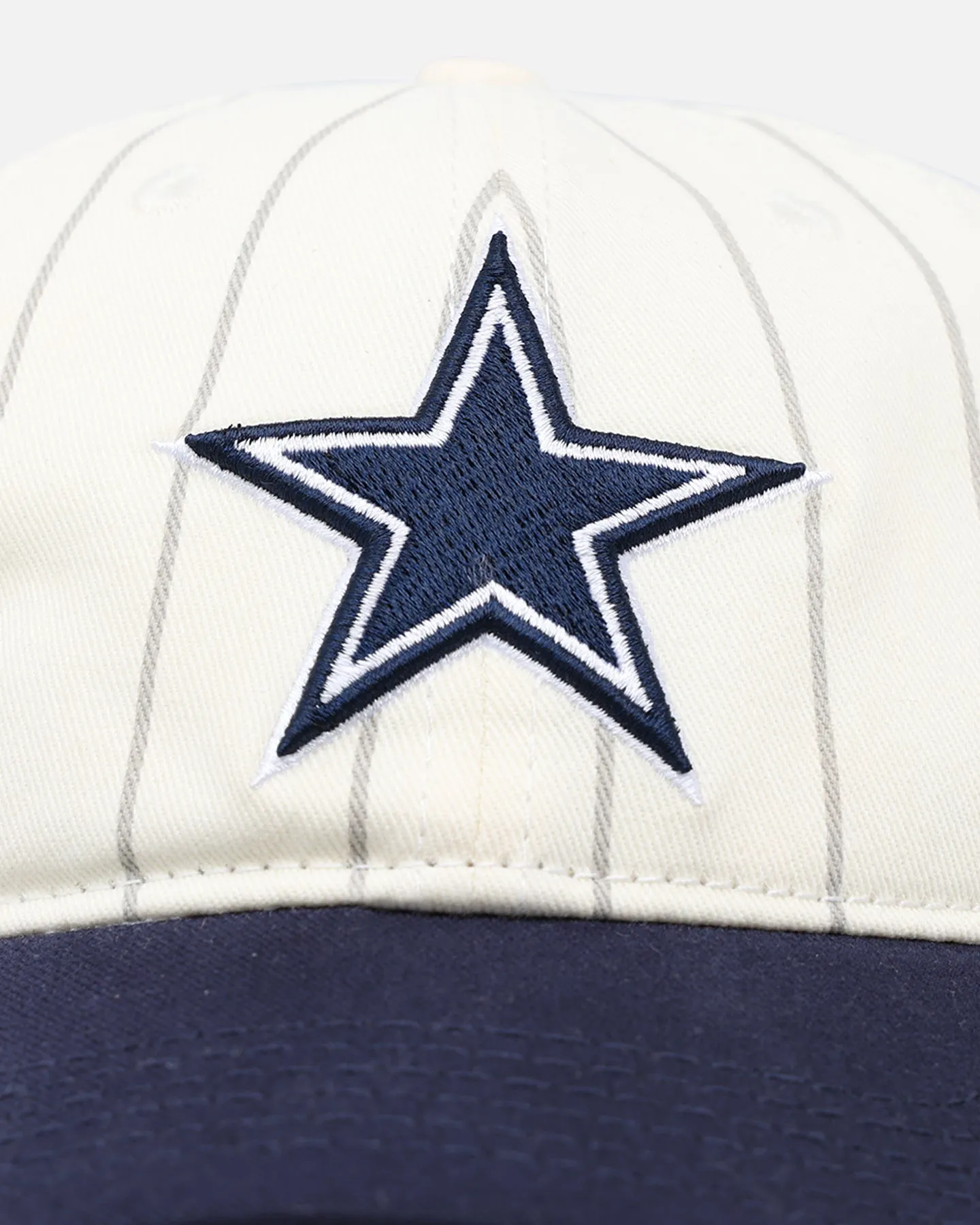 Pro Standard Dallas Cowboys Pinstripe Classic Dad Hat Strapback Eggshell/Yellow sold by Culture Kings product image thumbnail 5
