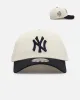New Era New York Yankees 'Team Color Visor' 9FORTY A-Frame Snapback Chrome sold by Culture Kings