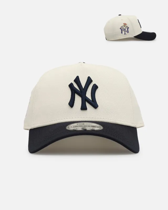 New Era New York Yankees 'Team Color Visor' 9FORTY A-Frame Snapback Chrome sold by Culture Kings