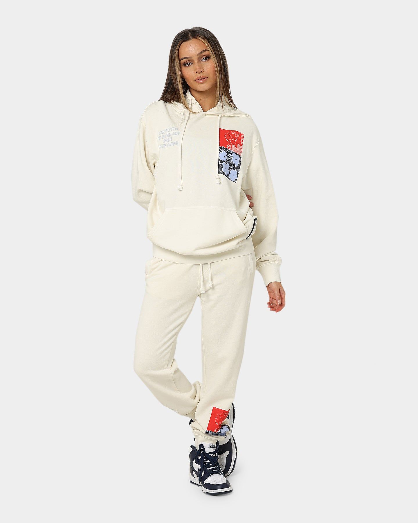 Dead Studios Flower Wave Hoodie Bone/Red/Black sold by Culture Kings product image thumbnail 3