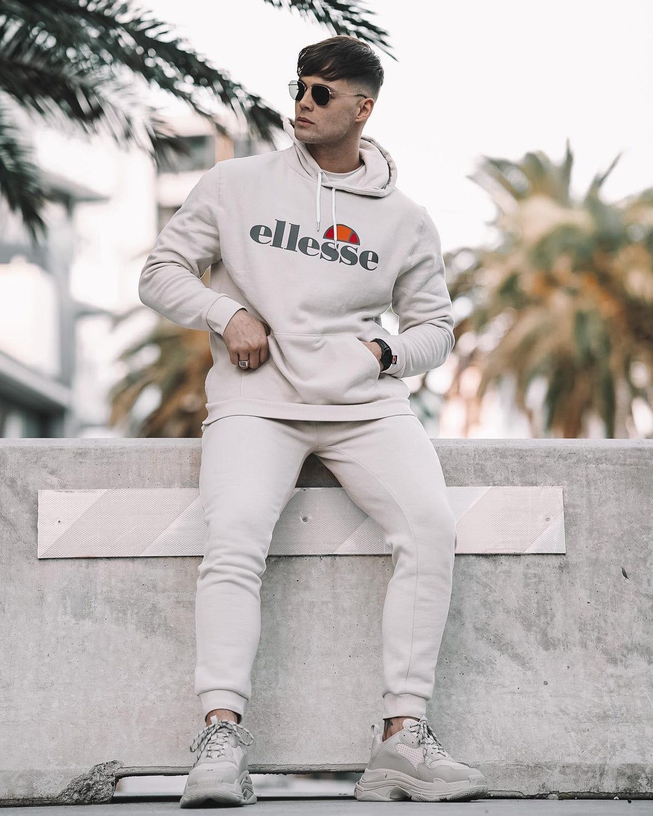 Ellesse SL Gottero Hoodie Beige sold by Culture Kings