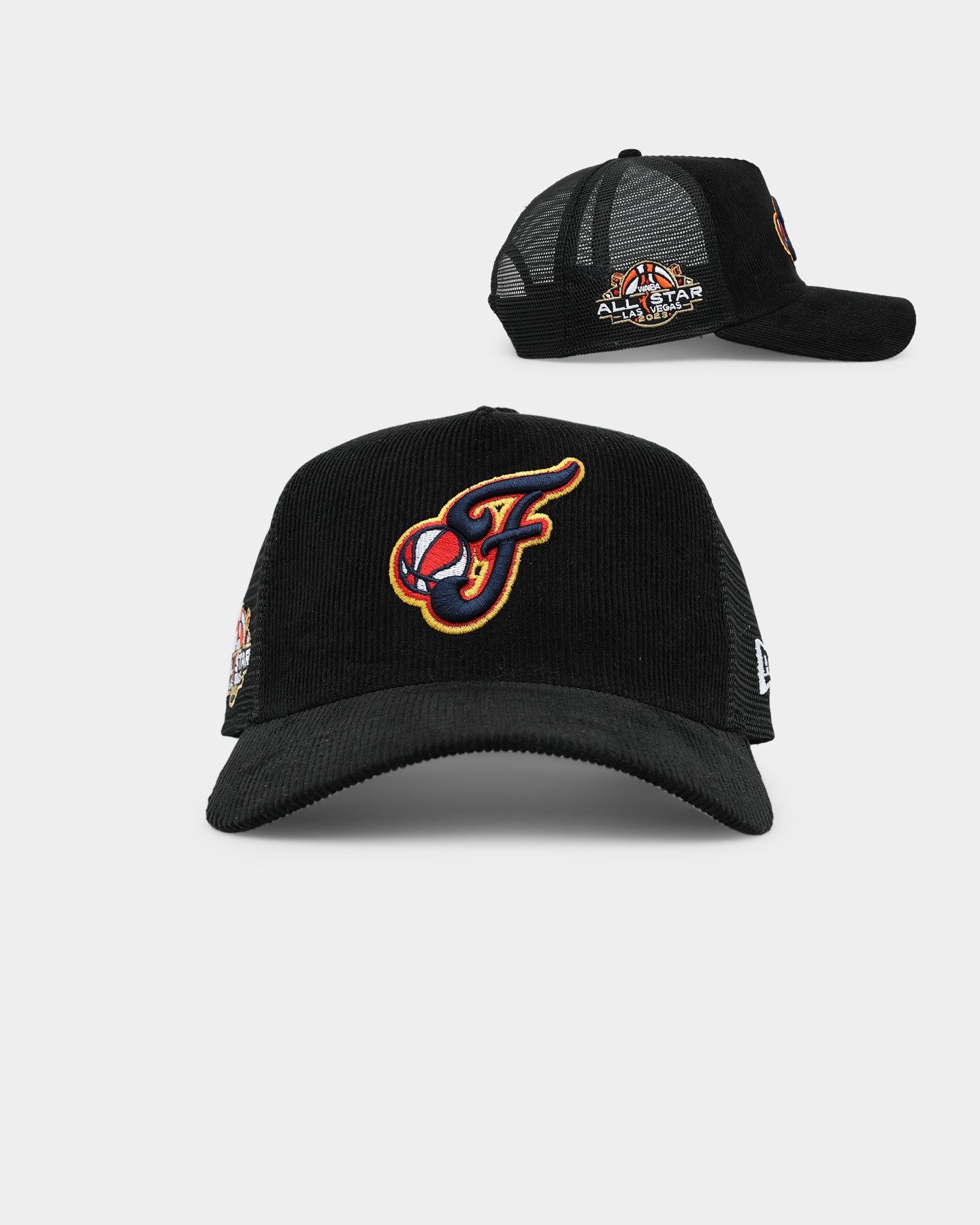 New Era Women's Indiana Fever 'WNBA All Star' 9FORTY A-Frame Trucker Snapback Black sold by Culture Kings