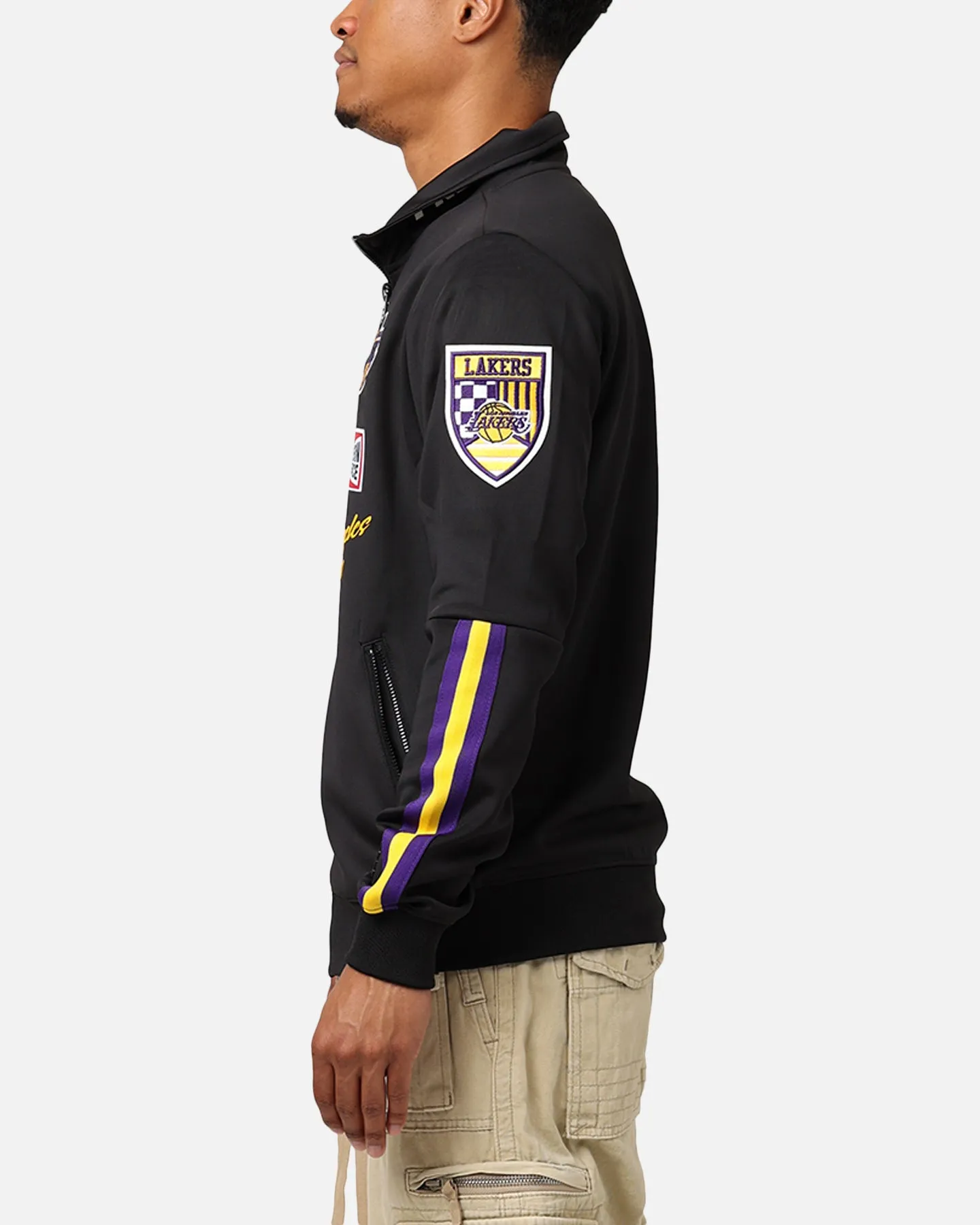 Pro Standard Los Angeles Lakers Fast Lane Track Jacket Black/Purple sold by Culture Kings product image thumbnail 5