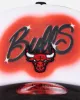 New Era Chicago Bulls 'Airbrush' 9FORTY A-Frame Trucker Snapback White/OTC sold by Culture Kings