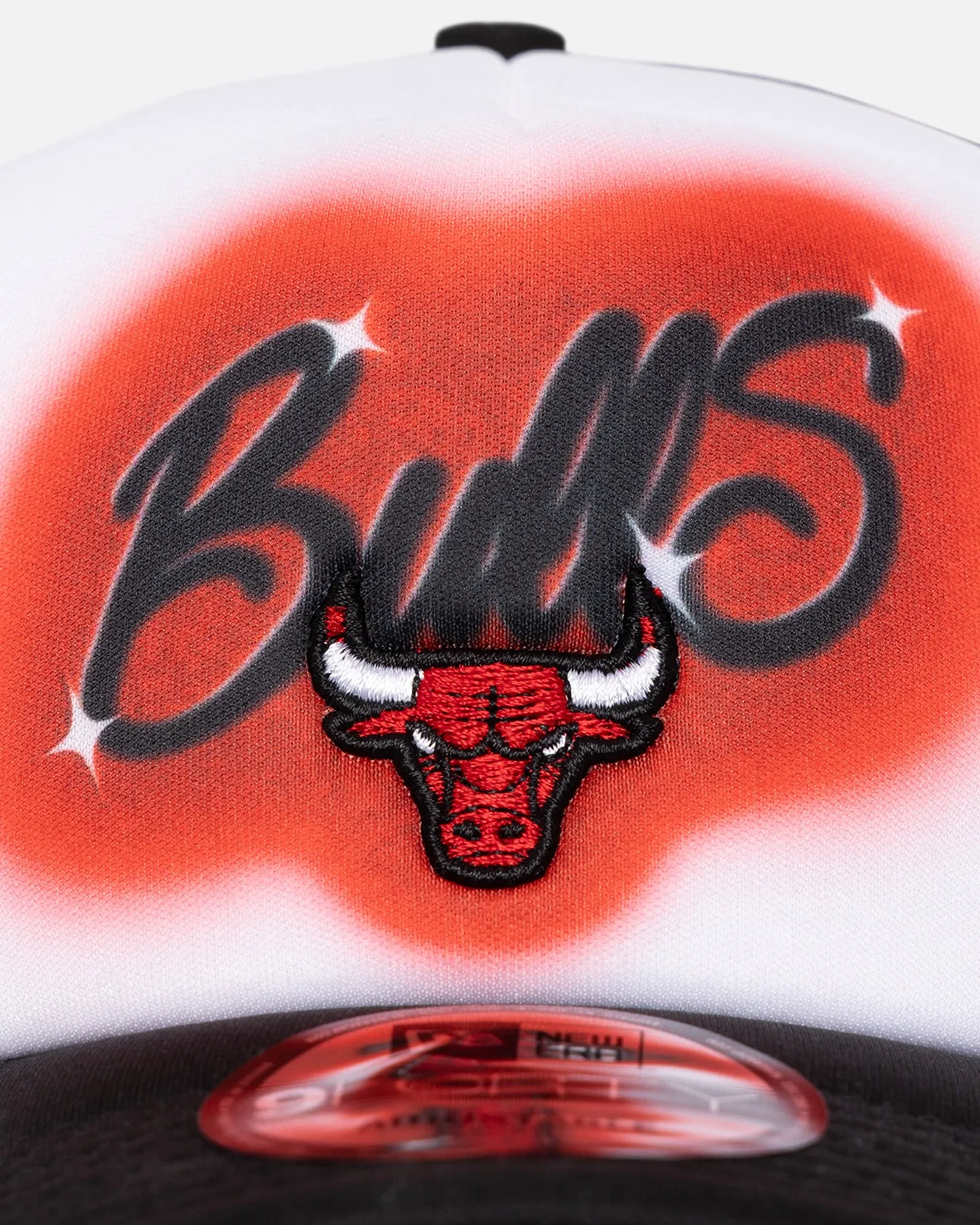 New Era Chicago Bulls 'Airbrush' 9FORTY A-Frame Trucker Snapback White/OTC sold by Culture Kings product image thumbnail 5
