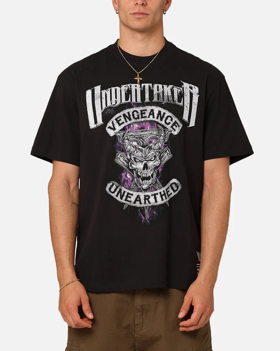 Mitchell & Ness X WWE The Undertaker T-Shirt Overdyed Black