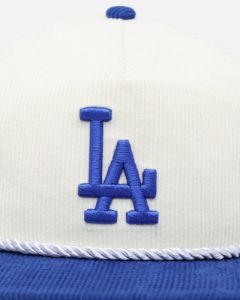 New Era Los Angeles Dodgers '2-Tone Corduroy' Golfer Snapback Chrome/Royal sold by Culture Kings