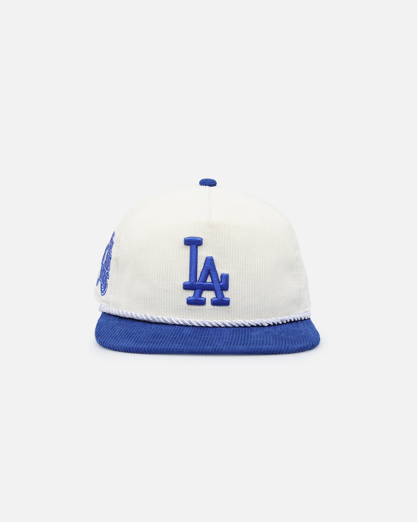 New Era Los Angeles Dodgers '2-Tone Corduroy' Golfer Snapback Chrome/Royal sold by Culture Kings