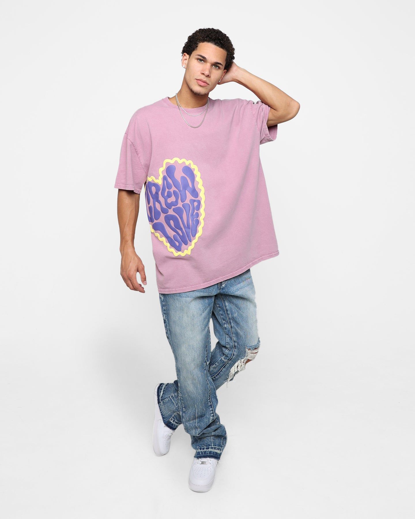 Goat Crew Crew Love T-Shirt Pink sold by Culture Kings product image thumbnail 2