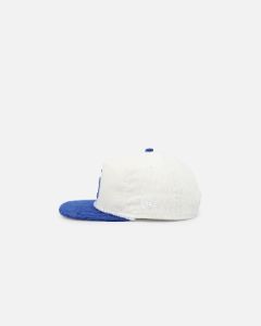 New Era Los Angeles Dodgers '2-Tone Corduroy' Golfer Snapback Chrome/Royal sold by Culture Kings