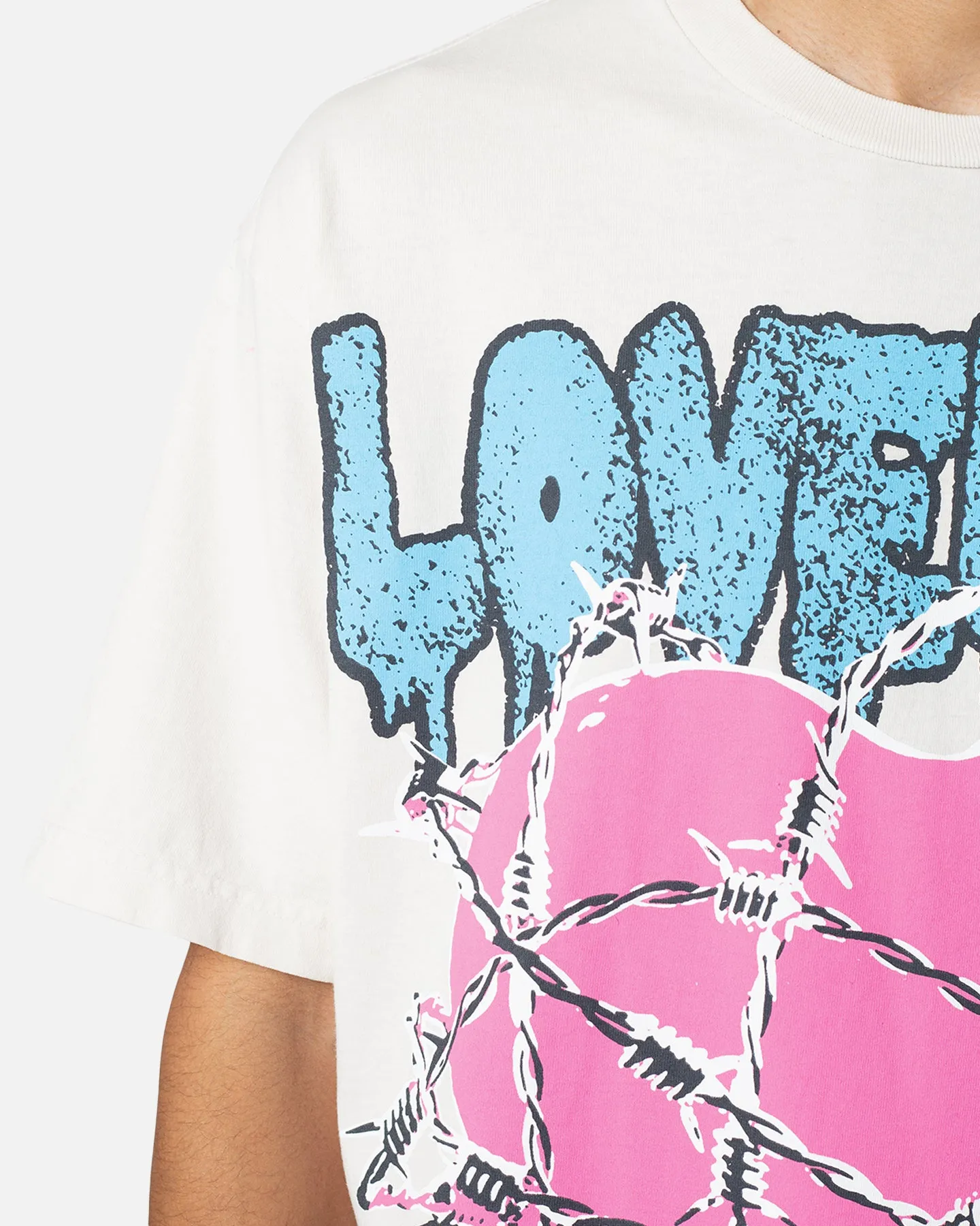 MNML Loveless T-Shirt Off White sold by Culture Kings product image thumbnail 5