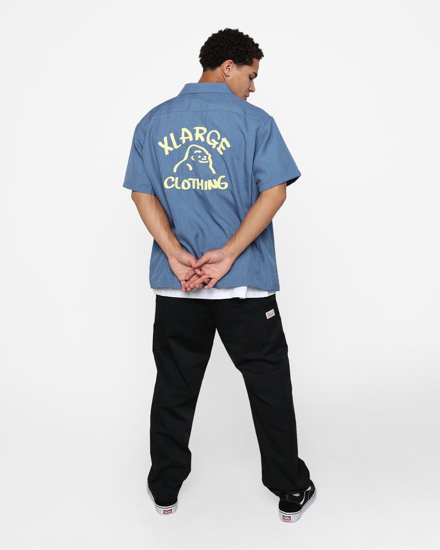 X-Large Drawing OG Open Collar T-Shirt Blue sold by Culture Kings product image thumbnail 2