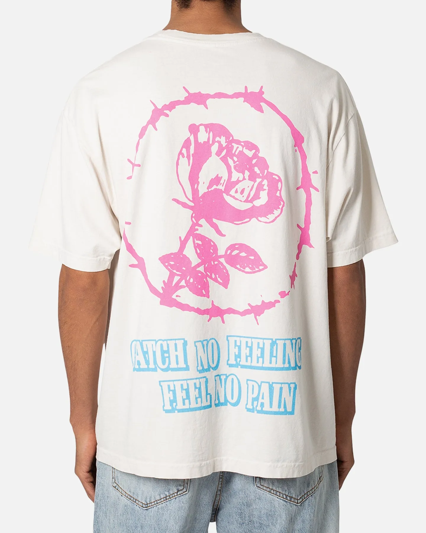 MNML Loveless T-Shirt Off White sold by Culture Kings product image thumbnail 3