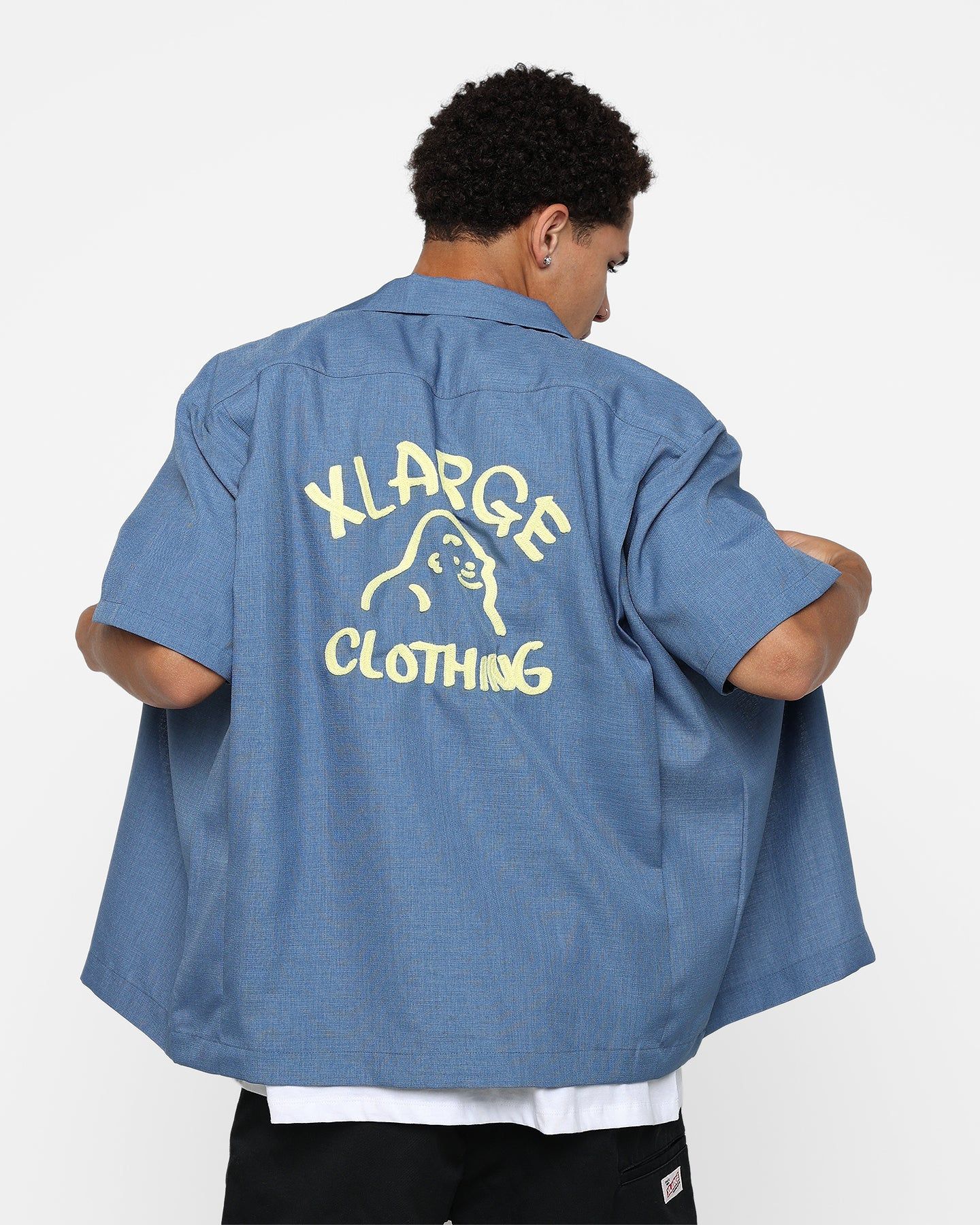 X-Large Drawing OG Open Collar T-Shirt Blue sold by Culture Kings product image thumbnail 10