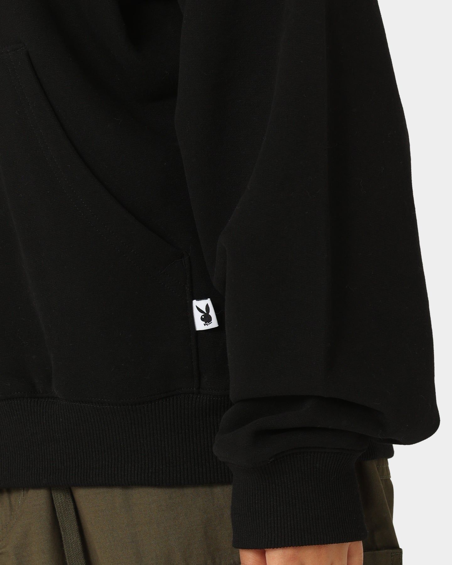Playboy By CK Chenille Wordmark Hoodie Black sold by Culture Kings product image thumbnail 8