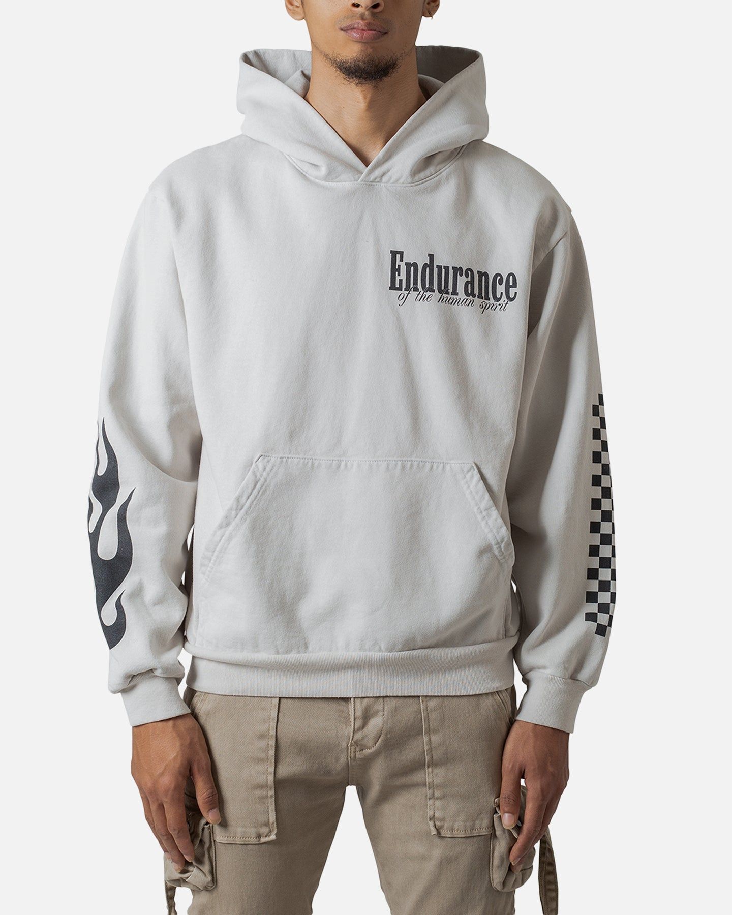 MNML Endurance Hoodie Light Grey Heat sold by Culture Kings