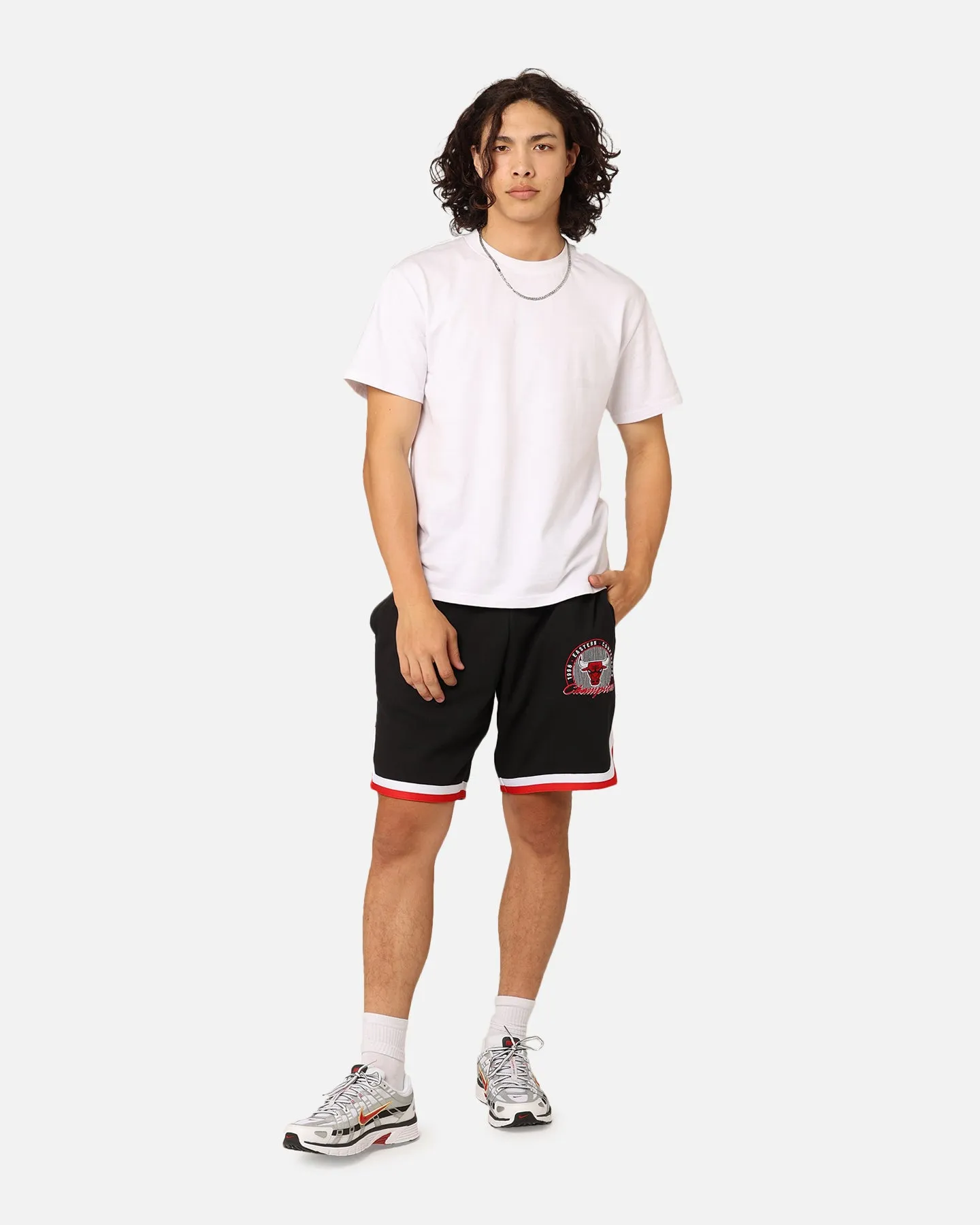 Mitchell & Ness Chicago Bulls Shooting Shorts Black sold by Culture Kings product image thumbnail 2