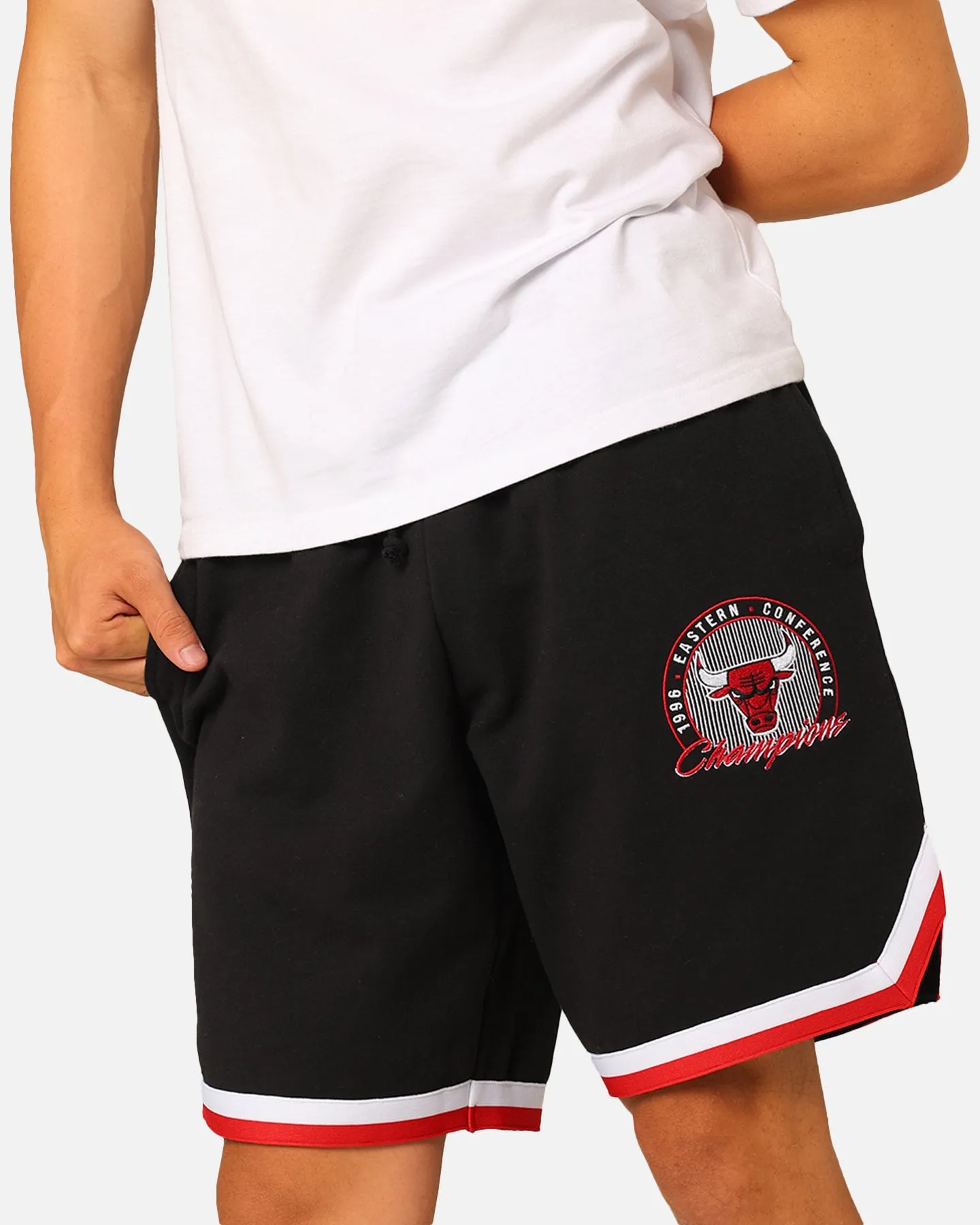 Mitchell & Ness Chicago Bulls Shooting Shorts Black sold by Culture Kings product image thumbnail 4