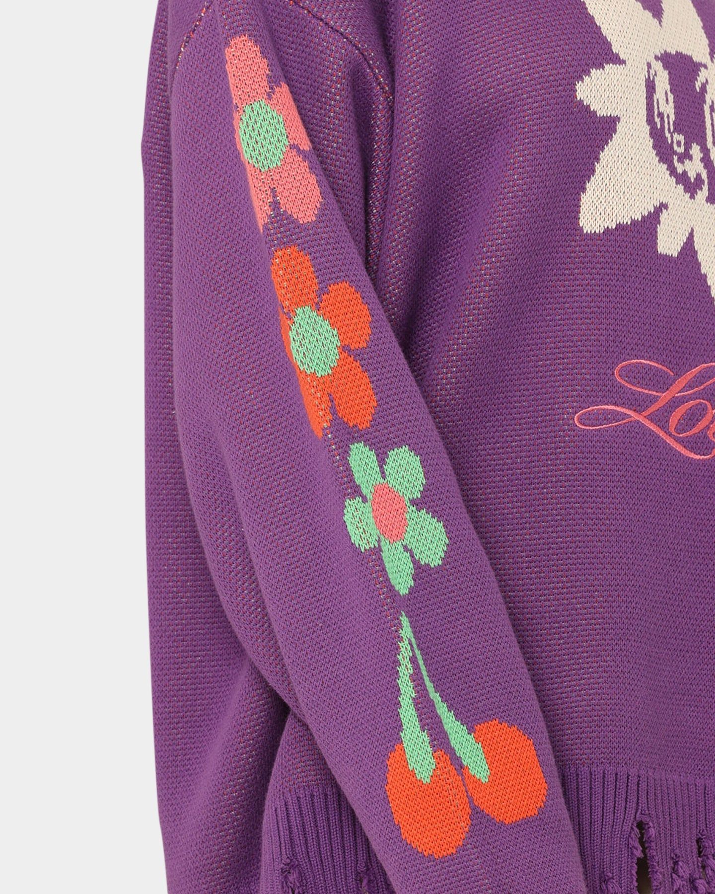 Loiter Flower Boi Knit Sweater Lilac sold by Culture Kings product image thumbnail 9