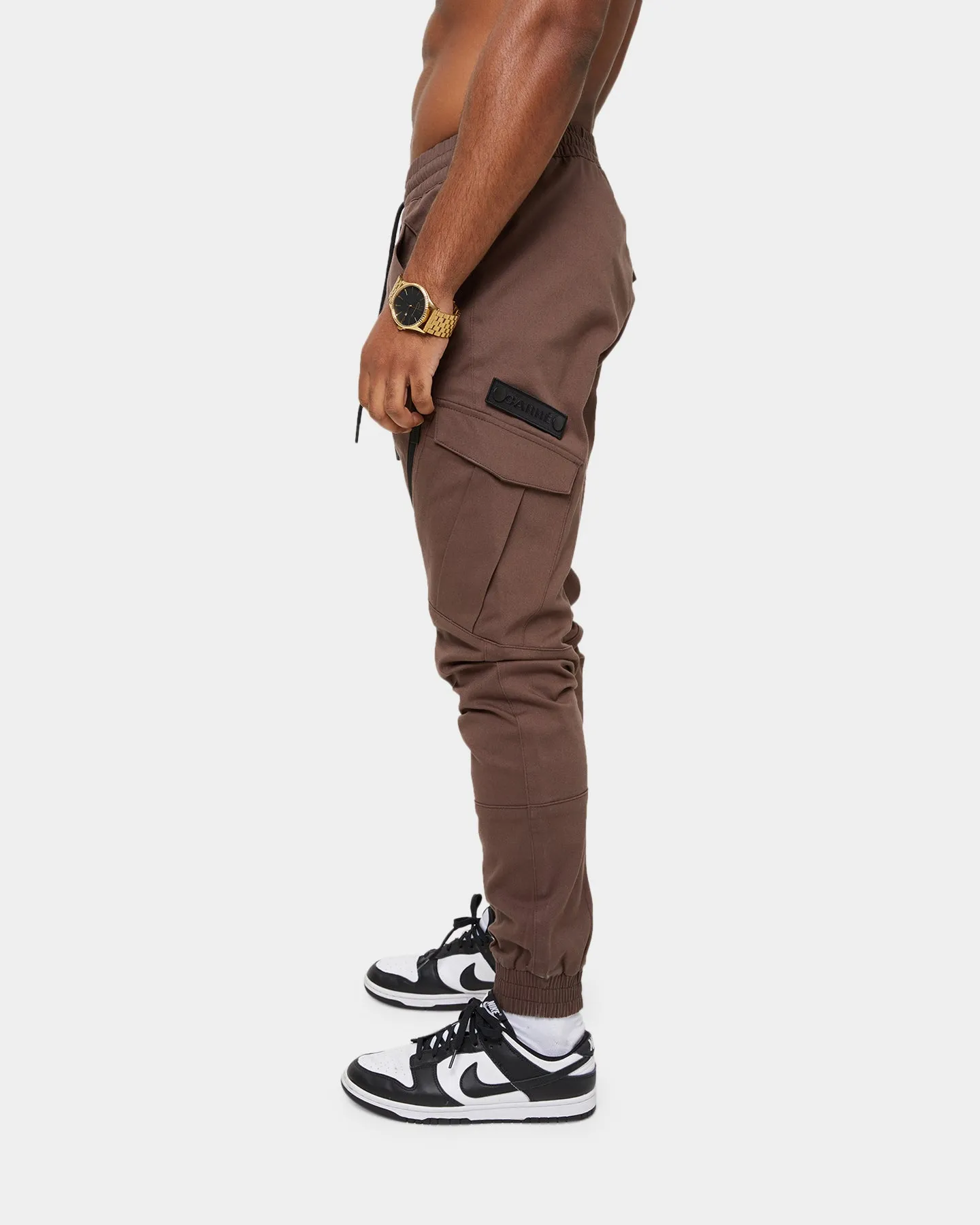 Carré Evolution Cargo Joggers Dark Brown sold by Culture Kings product image thumbnail 5