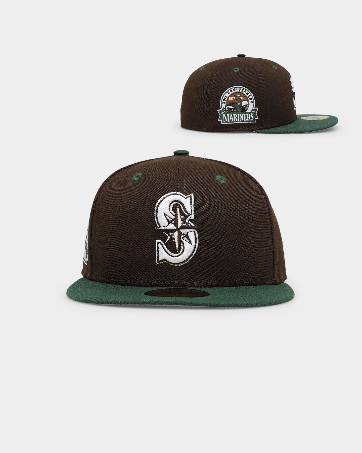 New Era Seattle Mariners 'Beef & Broccoli' 59FIFTY Fitted Dark Brown sold by Culture Kings
