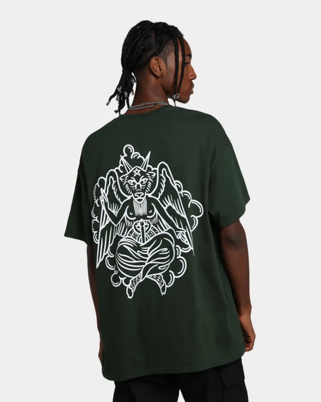 Rats Get Fat Baphomet T-Shirt Forest made by Culture Kings