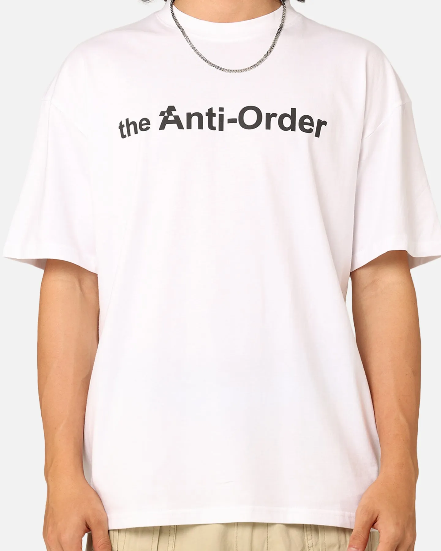 The Anti Order Logo T-Shirt White sold by Culture Kings product image thumbnail 3