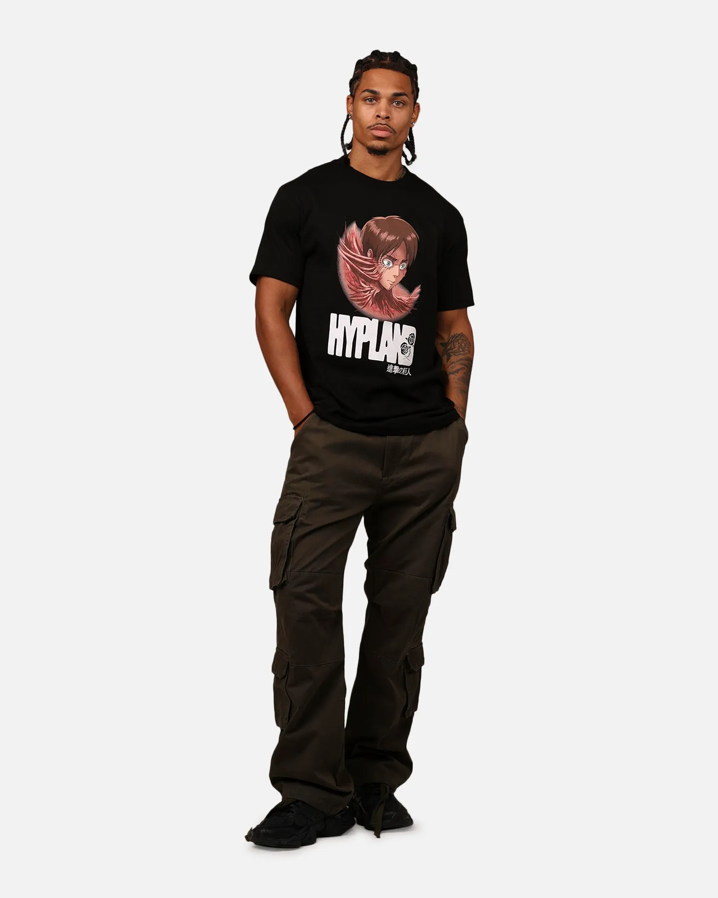Hypland X Attack On Titan Erin Titan T-Shirt Black sold by Culture Kings product image thumbnail 3