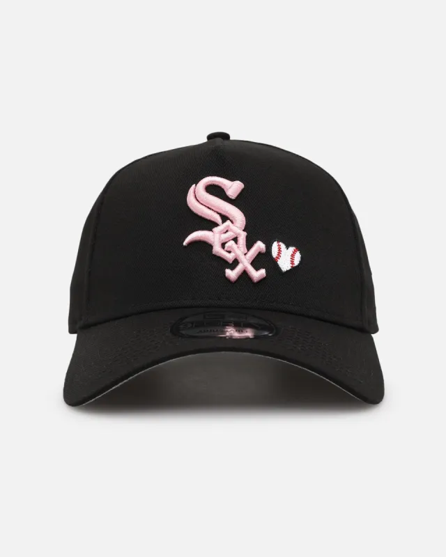 New Era Chicago White Sox 'Opening Day' 9FORTY A-Frame Snapback Black/Pink sold by Culture Kings