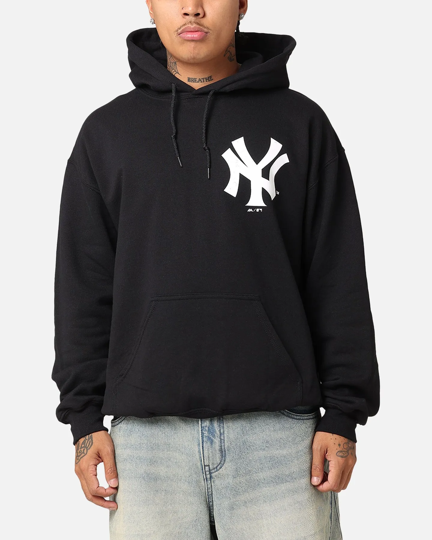 Majestic Athletic New York Yankees Arch Stack Hoodie Black sold by Culture Kings