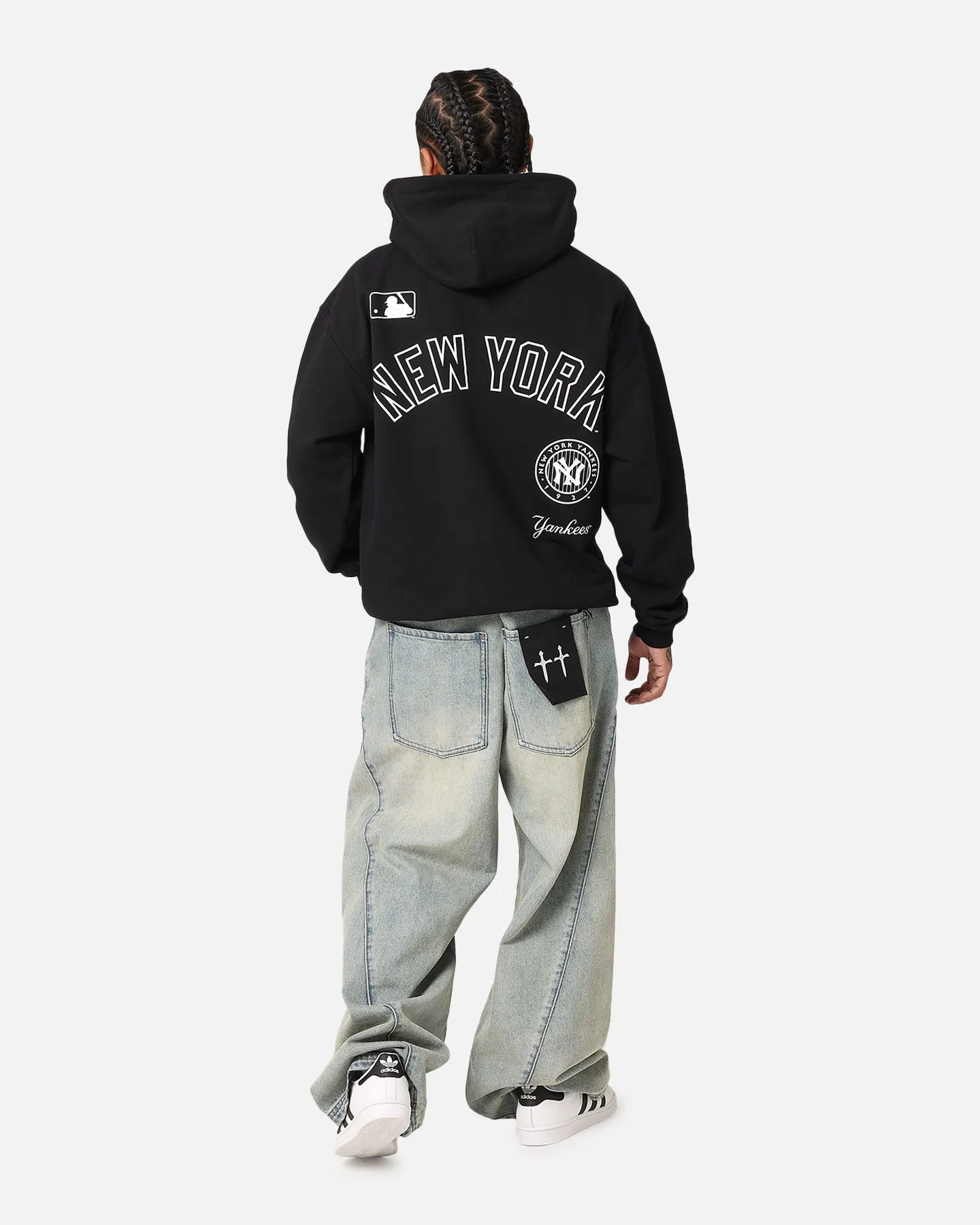 Majestic Athletic New York Yankees Arch Stack Hoodie Black sold by Culture Kings product image thumbnail 4