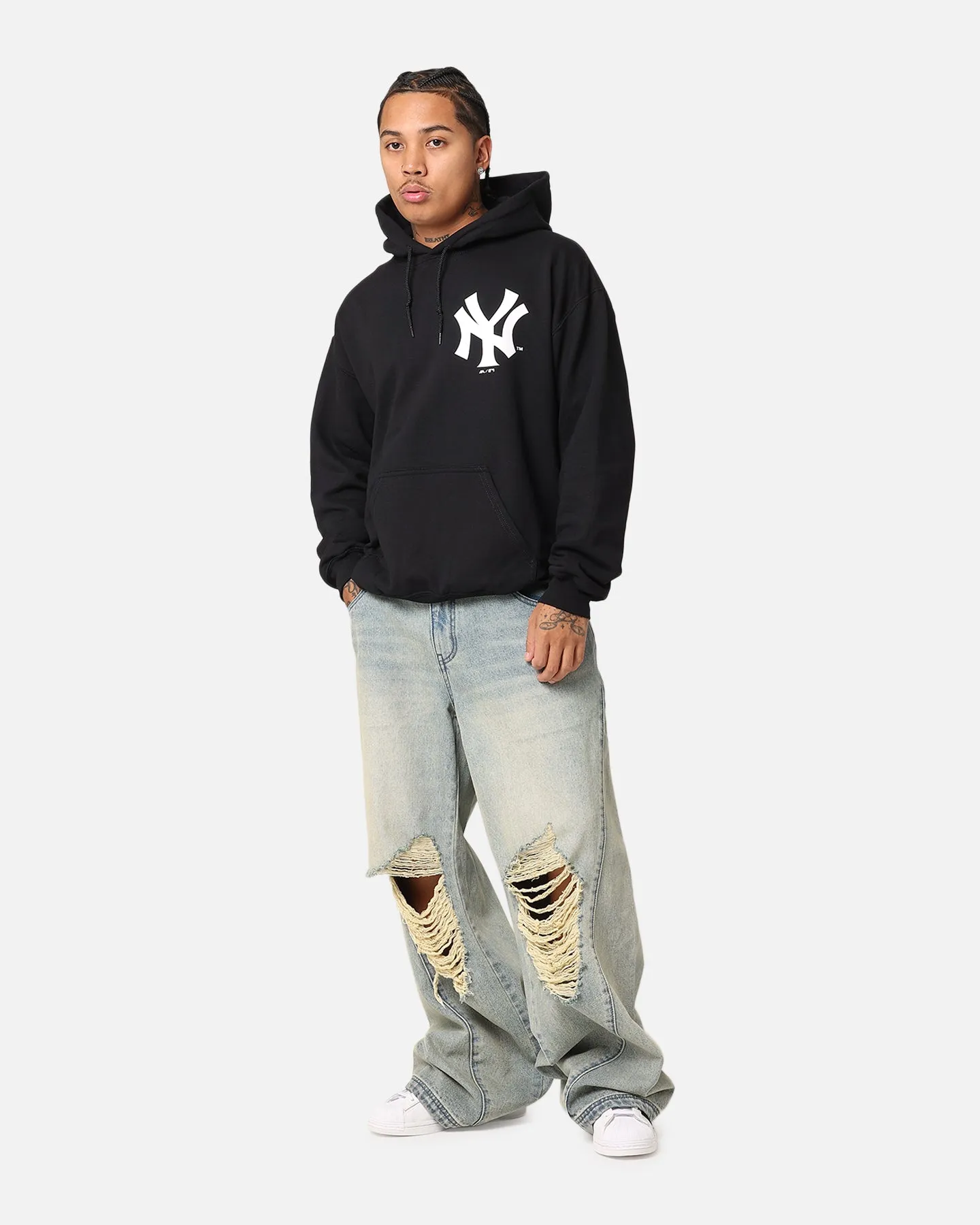 Majestic Athletic New York Yankees Arch Stack Hoodie Black sold by Culture Kings product image thumbnail 3