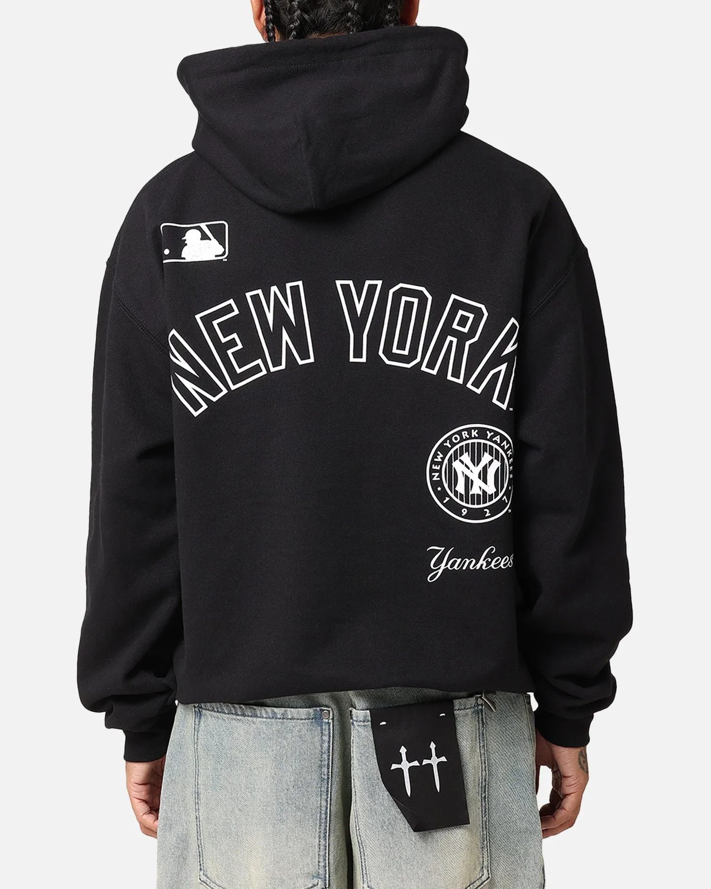 Majestic Athletic New York Yankees Arch Stack Hoodie Black sold by Culture Kings product image thumbnail 2